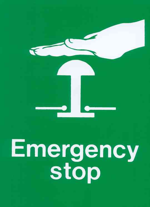 RFID emergency management: emergency stop